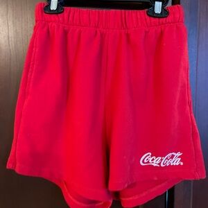 Coca Cola Women's Vibrant Red Athletic Shorts